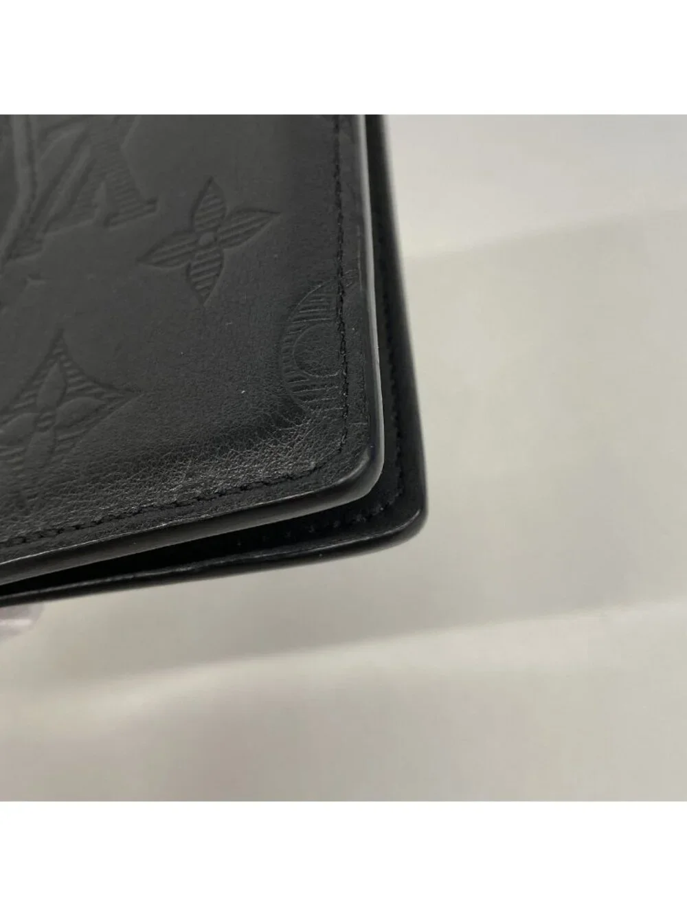 Louis Vuitton Card Case Monogram Shadow Pocket Organizer Black